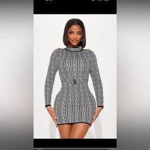 FashionNova Sweater Mini Dress